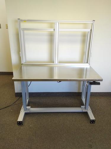 Automatic Adjustable Height Work Bench With Stainless Top (1 of 1)